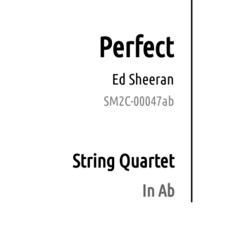 Perfect - Ed Sheeran in A